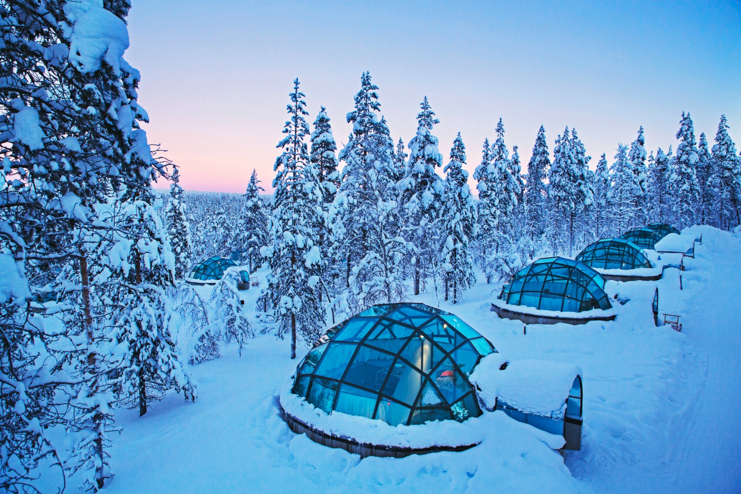 Gambar igloo kaca di Kakslauttanen Arctic Resort