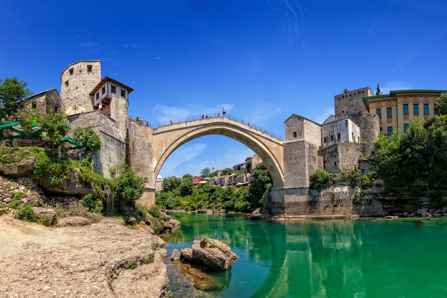 The Iconic Bridge At Mostar POD Travels
